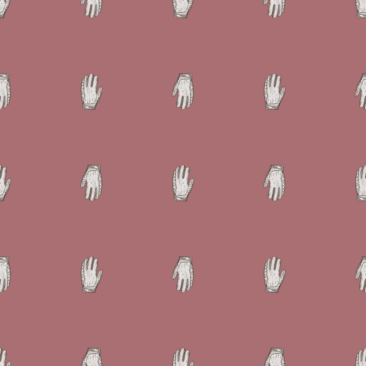 Vector football gloves seamless pattern engraving vintage sport background in hand drawn style