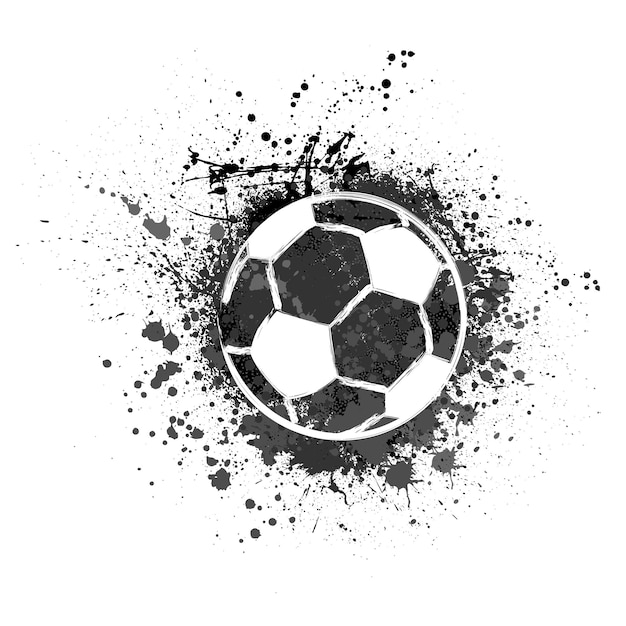 Vector football grunge background