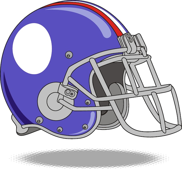 Vector football helmet icon