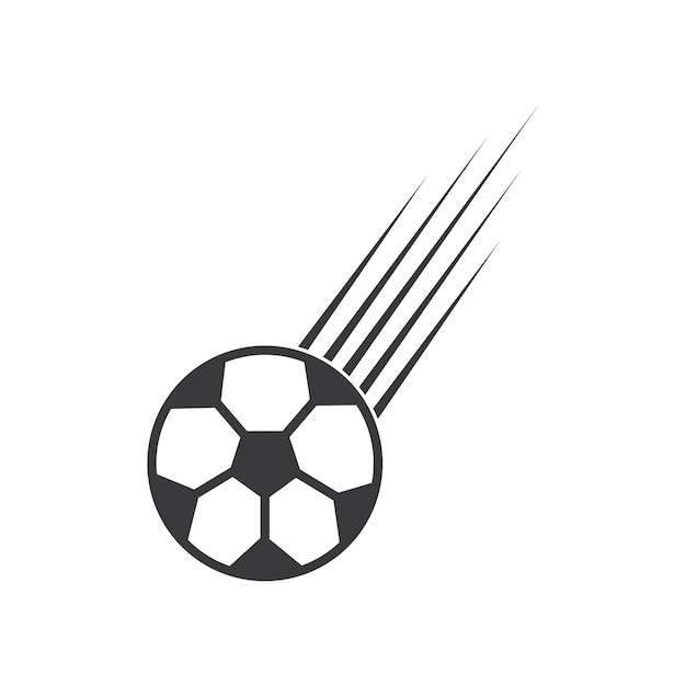 サッカーアイコンのフラットデザイン