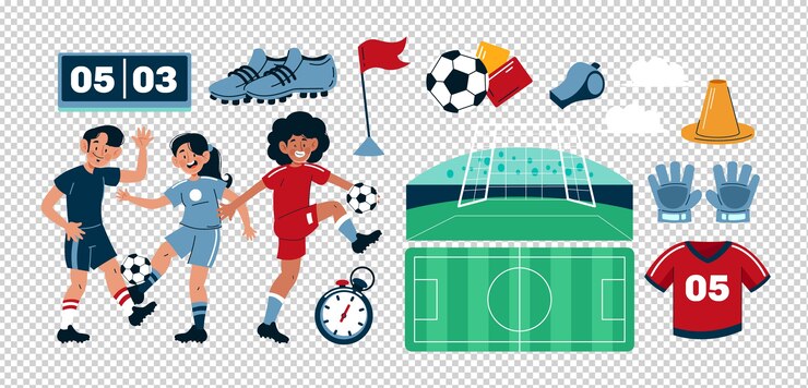 Vector サッカーセット