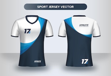 Premium Vector | Football jersey design template. corporate design ...