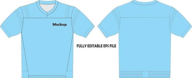 Mock-up di maglie da calcio