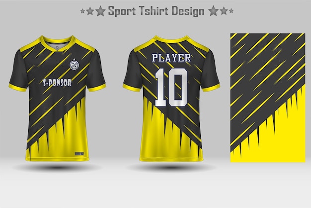 Football jersey mockup abstract geometric pattern sport tshirt design