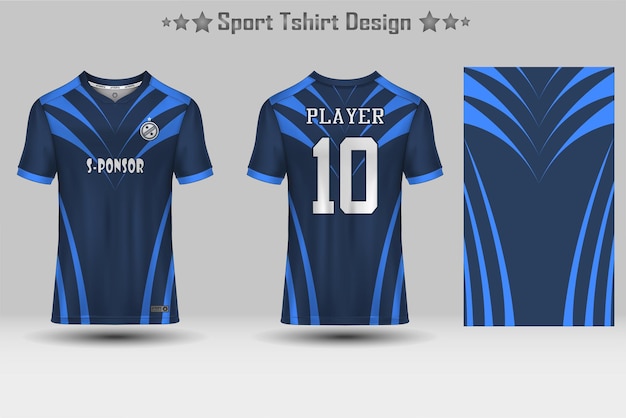 Maglia da calcio mockup disegno geometrico astratto maglietta sportiva