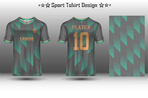 Football jersey mockup soccer jersey mockup cycling jersey mockup and sport jersey mockup with abstract geometric pattern