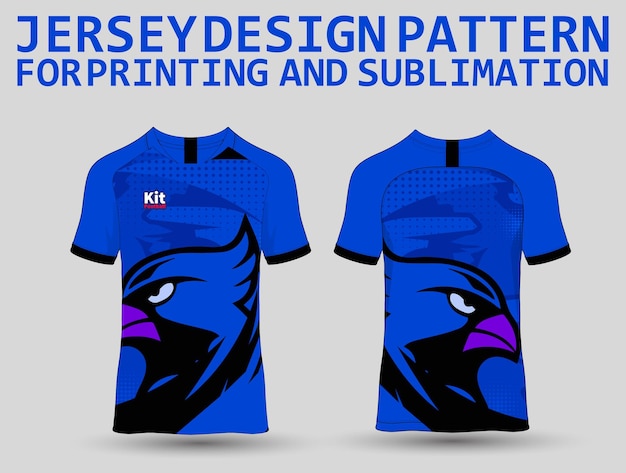 football jersey sport design template