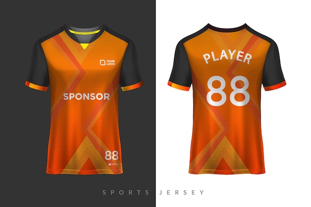 Football jersey and sports tshirt design