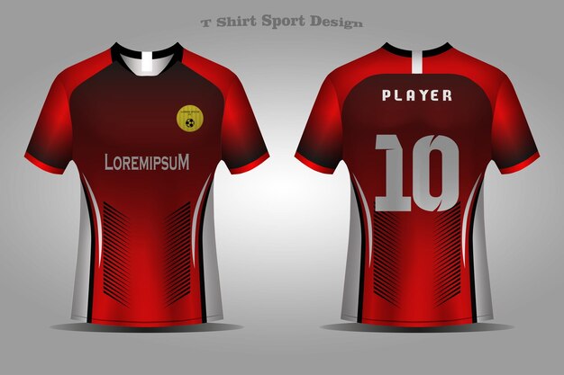 Football Jersey Template Sport Tshirt Design