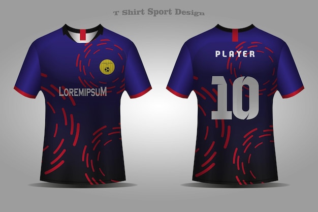 Football Jersey Template Sport Tshirt Design