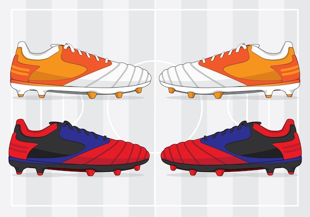Kit di modelli di scarpe per l'uniforme della maglia di calcio