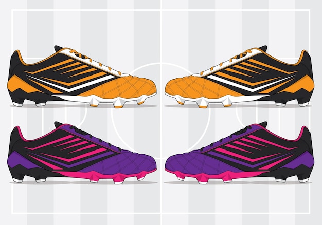 football jersey uniform shoes template set kit