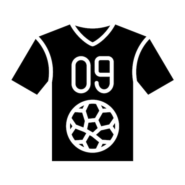 Vector football jersey vector illustration style