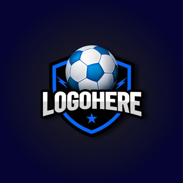 フットボールリーグトーナメントのロゴデザイン
