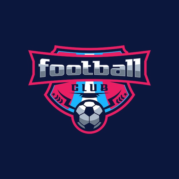 Progettazione di logo di calcio con vector