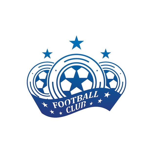 Football logo icon design and symbol vector