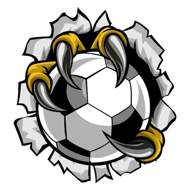 サッカーのロゴのイラスト