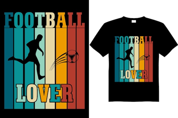 Football lover funny t-shirt design vector football watching t-shirt design vector