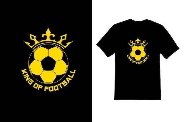 サッカー愛好家の t シャツのデザイン テンプレート