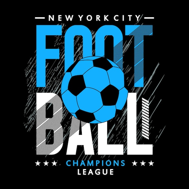 Vector football new york typography graphic design illustration vectort shirt printsport