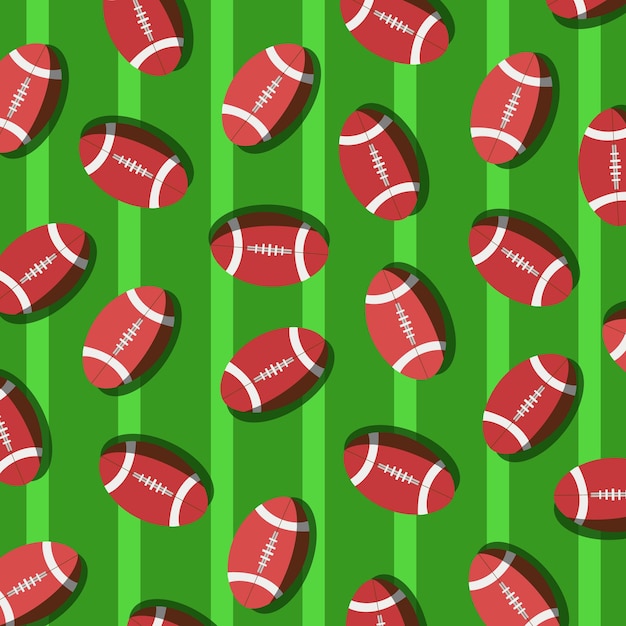 Vector football pattern background vector illustration