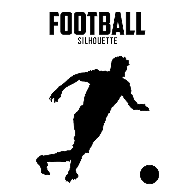 벡터 축구 선수 실루엣 벡터 스톡 일러스트레이션 축구 silhoutte 10