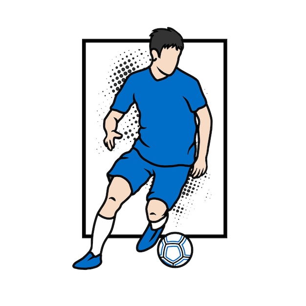 Football player vector