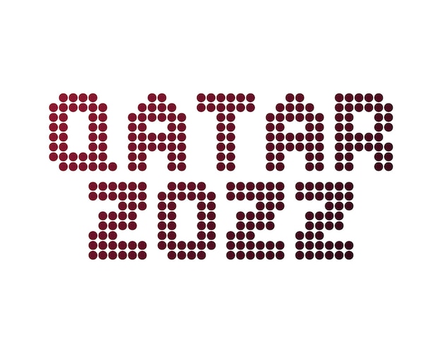 Фон турнира по футболу в катаре 2022 векторная иллюстрация футбол шаблон для сайта баннерной карты бордовый цвет национальный флаг катар чемпионат мира по футболу 2022