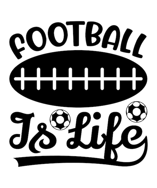 Vector football quotes svg design vector