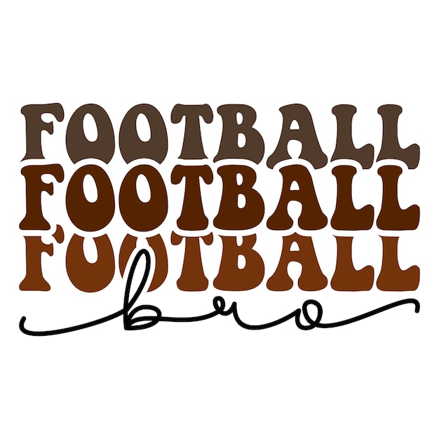 football retro svg design and digital download