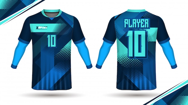 Football shirt template