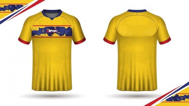 Football shirt template