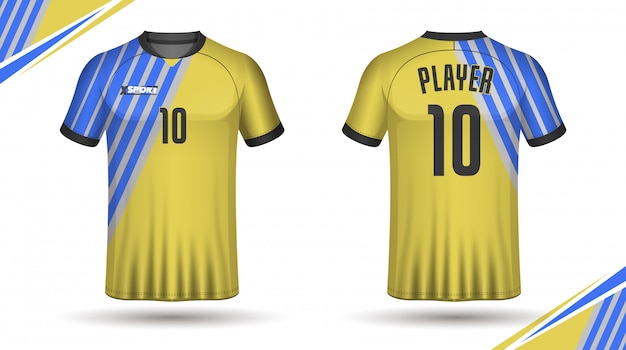 Football shirt template