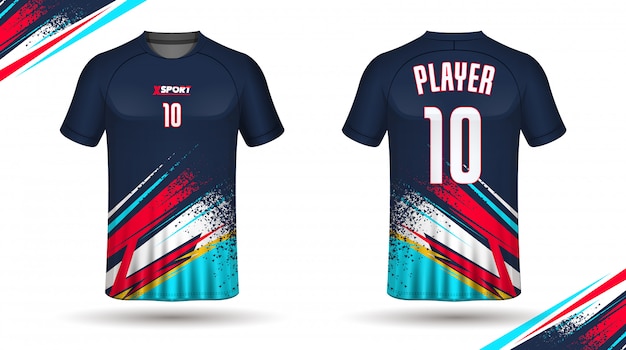 Football shirt template