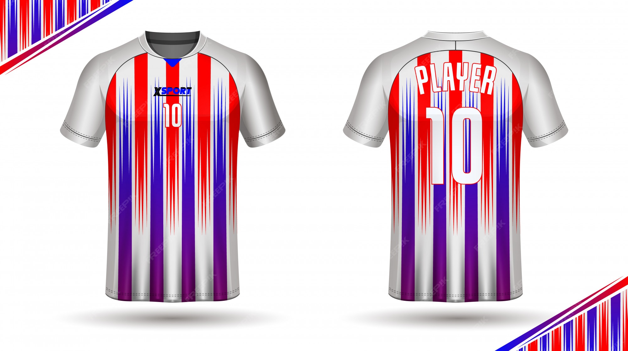 Premium Vector Football shirt template