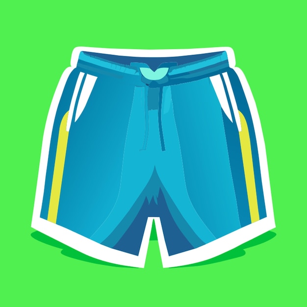 Vector football shorts vector illustration