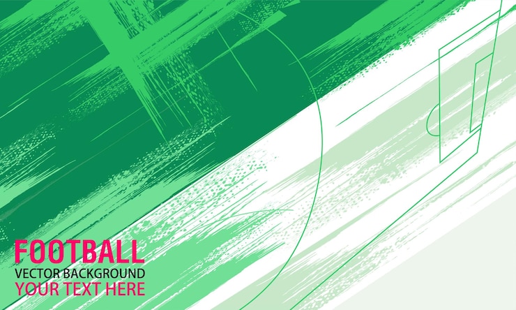 Vector football or soccer abstract background green suitable for your project templates