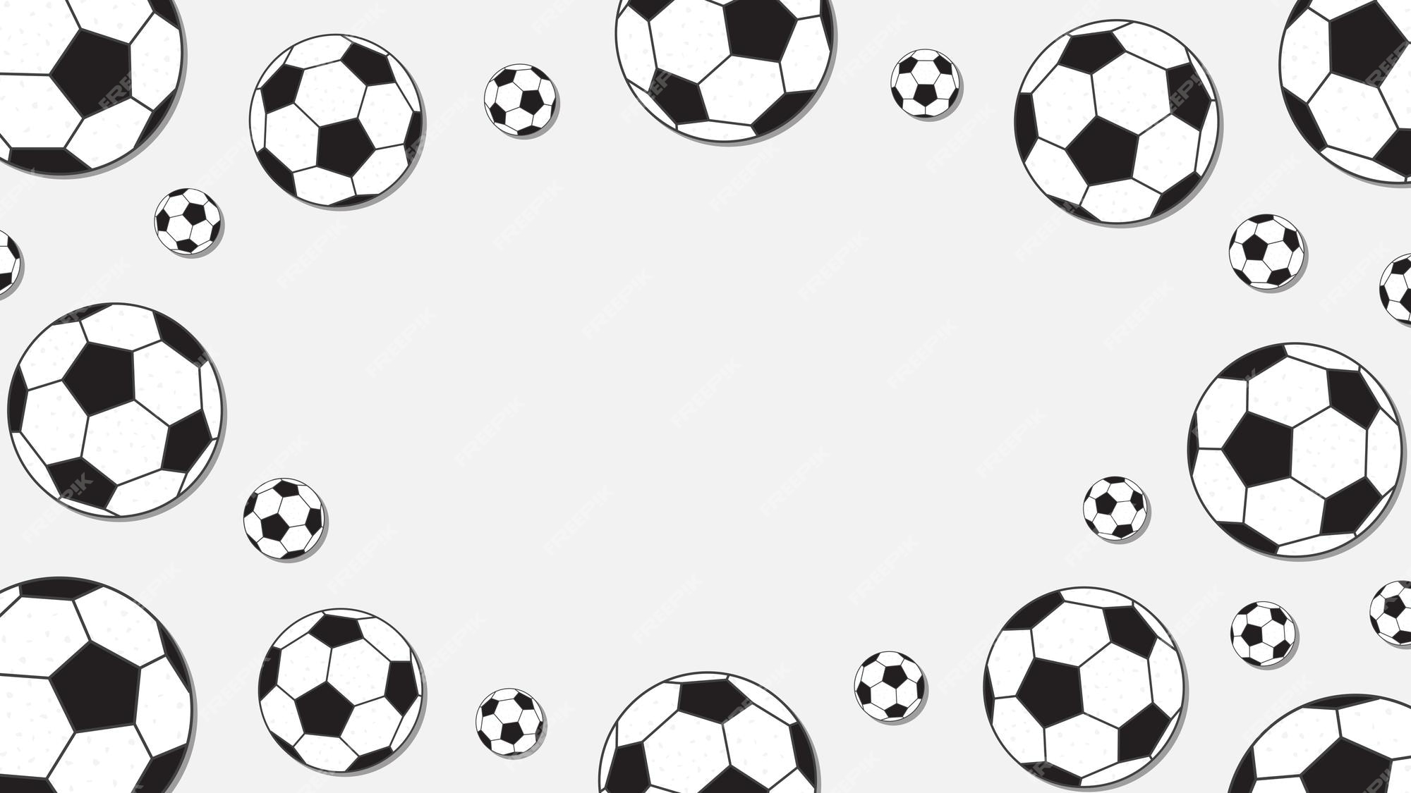 Premium Vector | Football or soccer background design template football or soccer  cartoon vector illustration sport