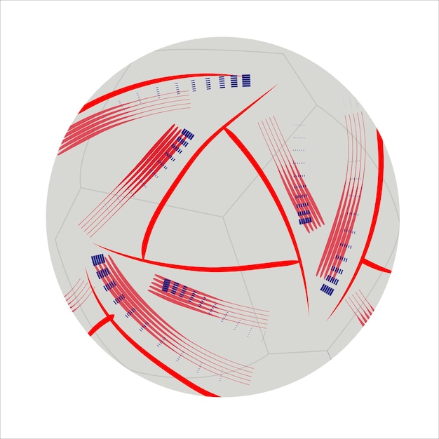 サッカー、サッカー ボール。抽象的なサッカー、サッカー ボールのベクトル イラスト