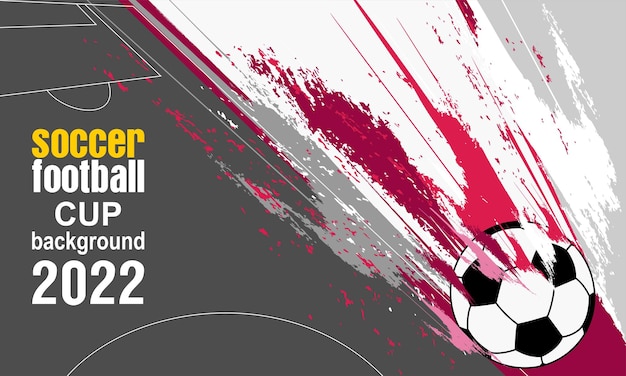 football or soccer championship background, Abstract soccer ball vector illustration