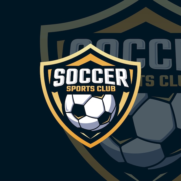 Premium Vector  Soccer championship logo club competition