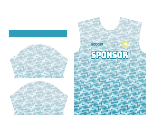 Football soccer jersey design for sublimation or soccer football jersey design