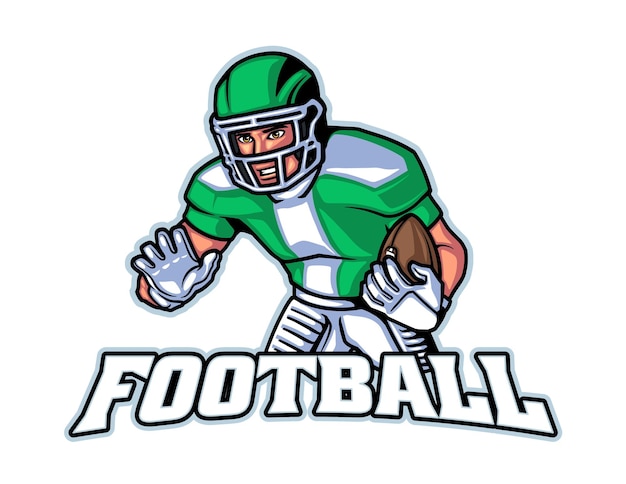 Vector football soccer logo