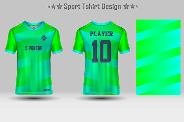 Football sport jersey mockup abstract geometric pattern tshirt design