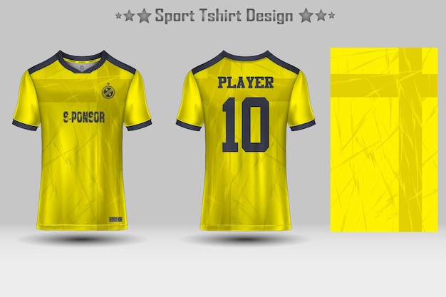 Football sport jersey mockup abstract geometric pattern tshirt design