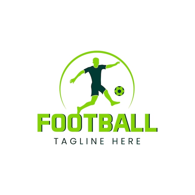 Football sport logo