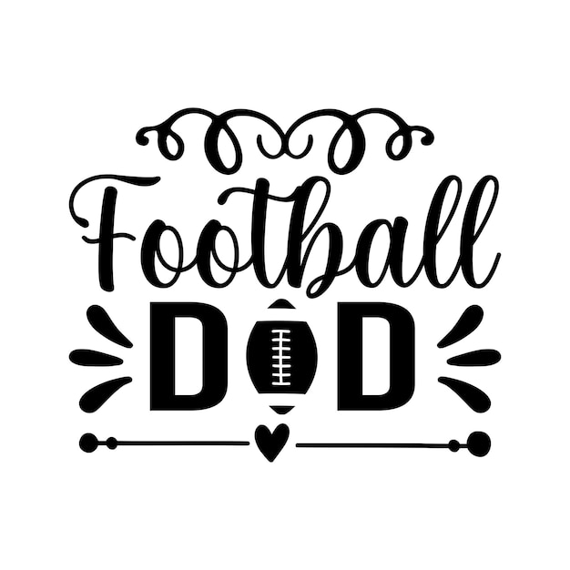 Football SVG bundle cut files