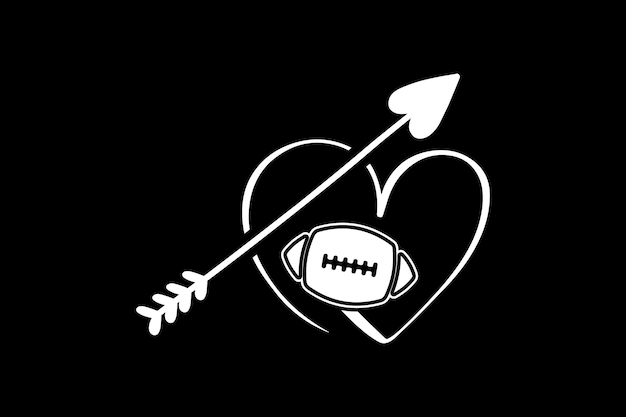 Vector football svg design