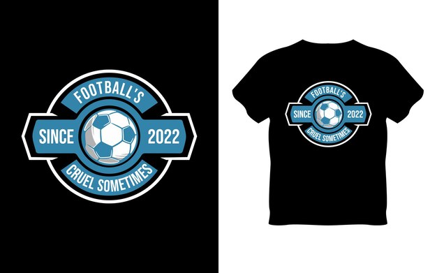 Vector football t-shirt design