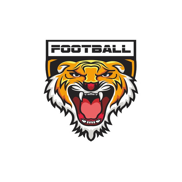 FOOTBALL TIGER LOGO